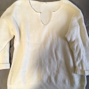 White Gap Sweater